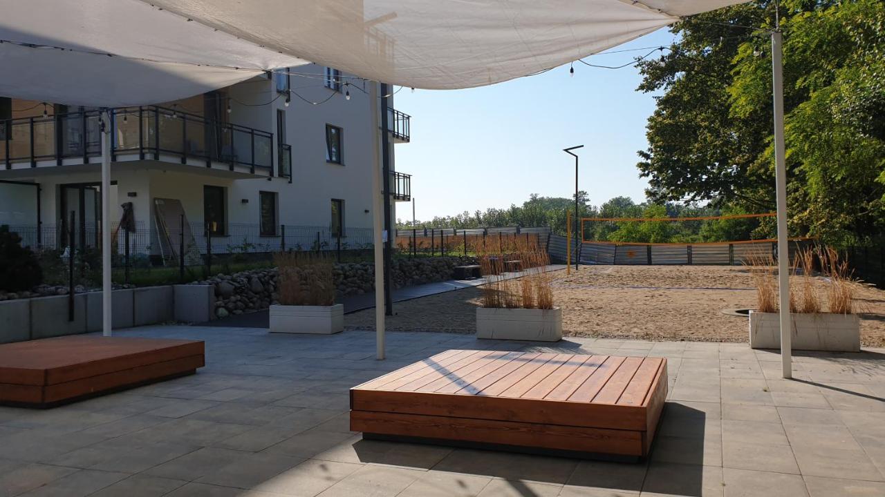 Apartament "Zloty Relaks" Tuz Przy Plazy Z Balkonem Z Widokiem Na Hel I Hamakami 帕克 外观 照片